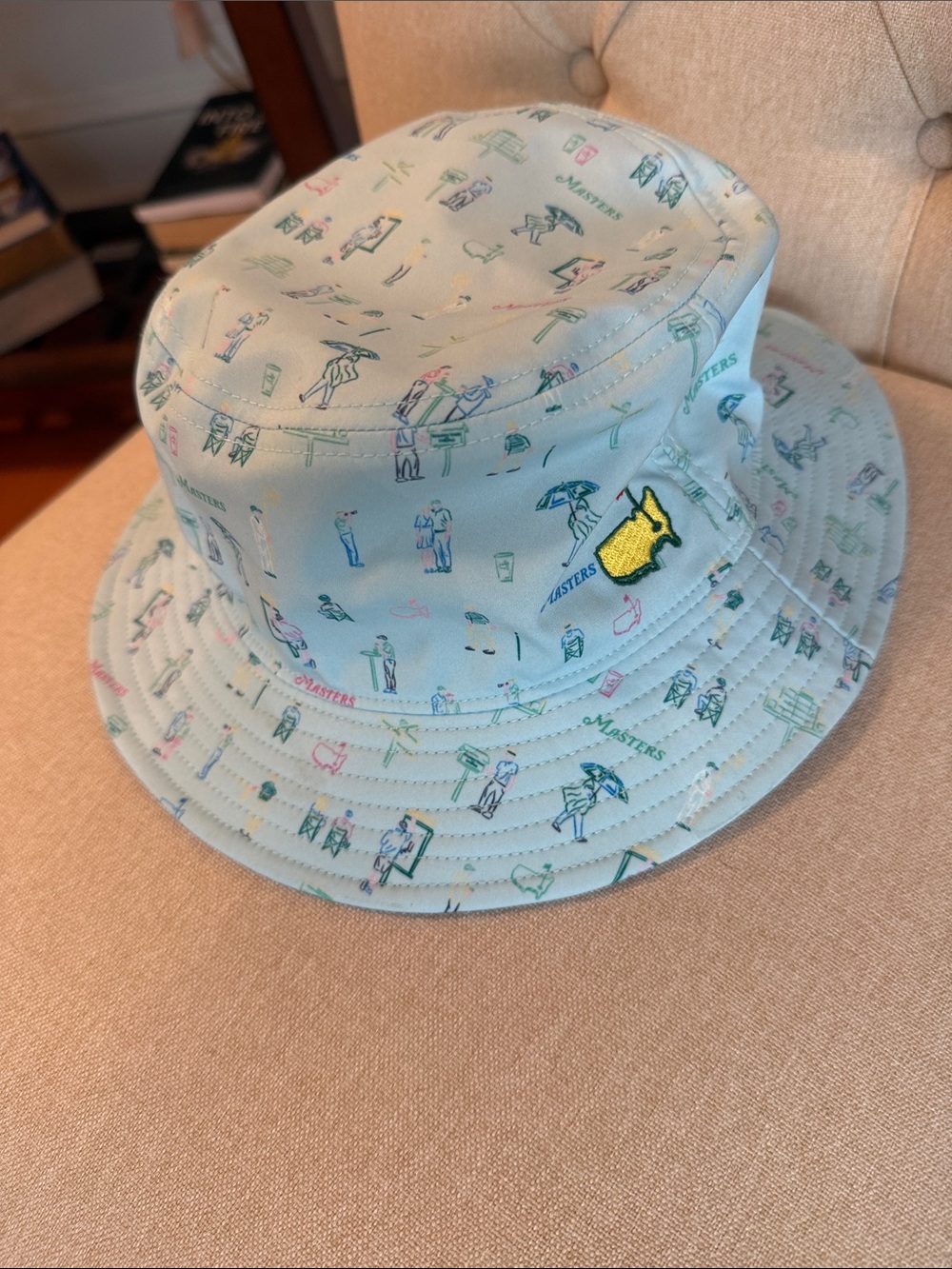 Masters Golf Print Women’s Bucket Hat - Picture 2 of 6